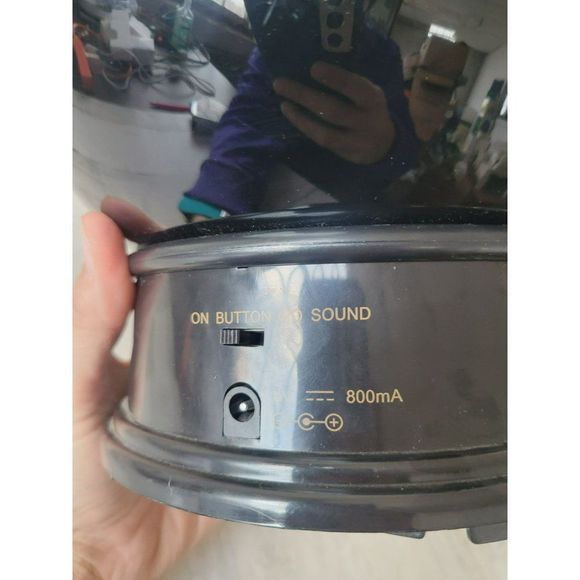 Gemmy snow globe zombie Halloween tornado home decor animated light up - Picture 9 of 9